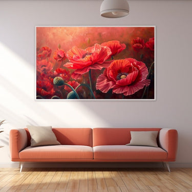 Poppy Acrylic Painting